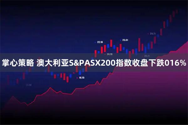 掌心策略 澳大利亚S&PASX200指数收盘下跌016%